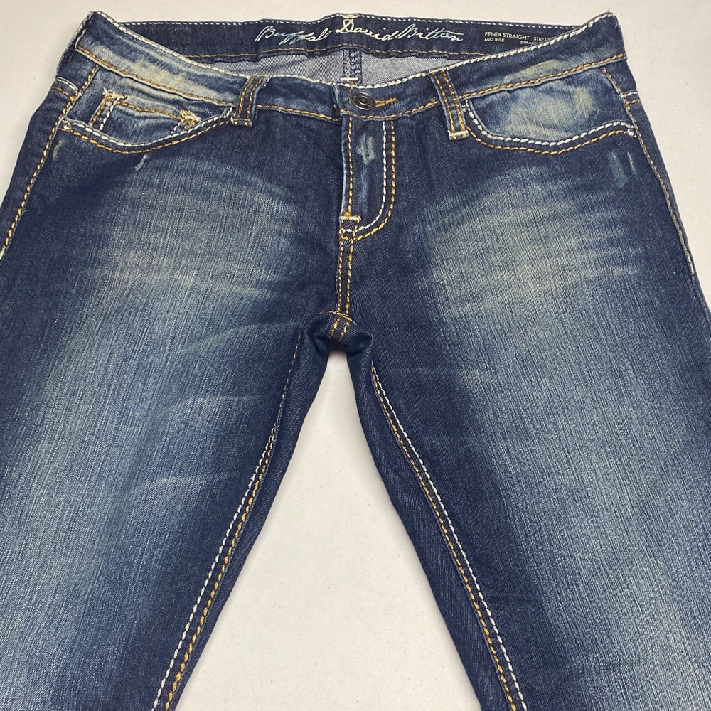 Buffalo David Bitton Women's Straight Leg Jeans - Classic Blue